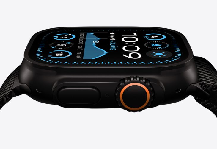 Lớp vỏ Titan mới của Apple Watch Ultra 2