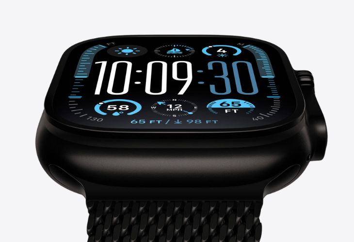 Màn hình được cải tiến, nâng độ sáng tối đa của Apple Watch Ultra 2 lên đến 3000 nit, giúp người dùng dễ đọc hơn dưới điều kiện ánh sáng mặt trời khắc nghiệt