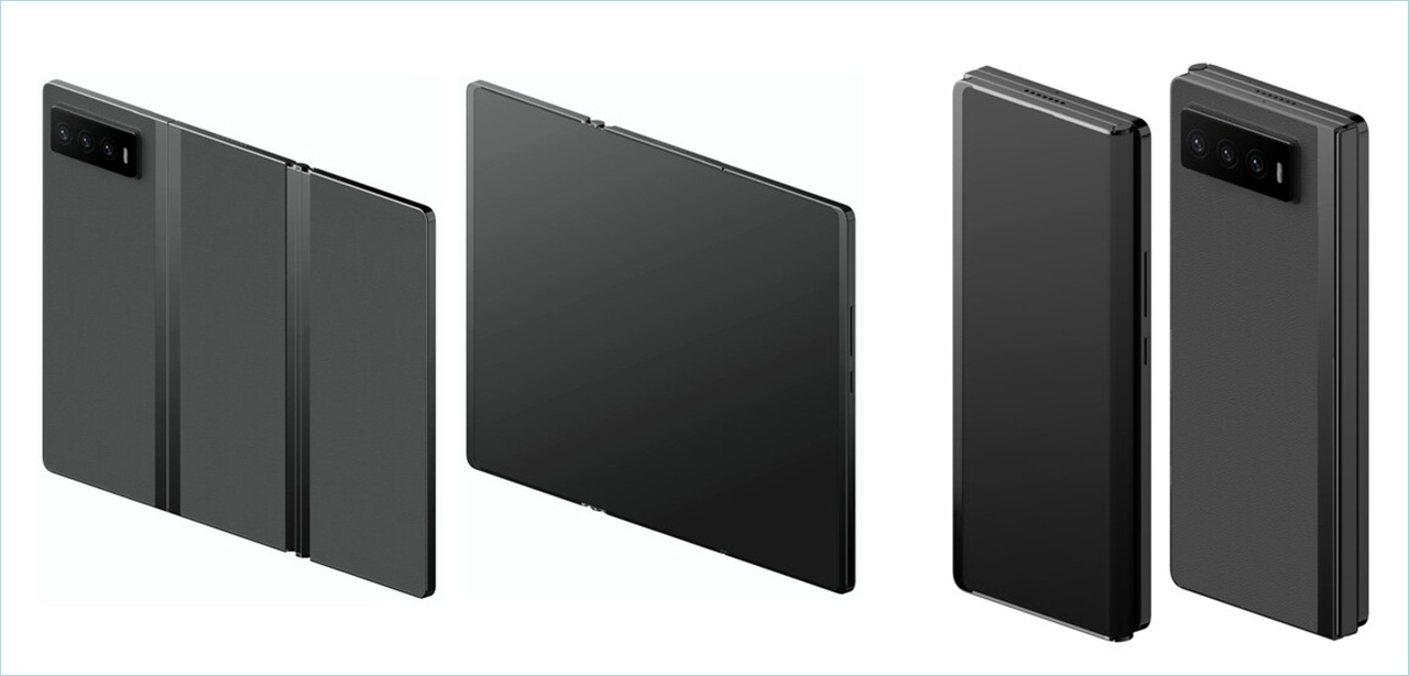 Ảnh render của mẫu smartphone Xiaomi gập 3 Ảnh render của mẫu smartphone Xiaomi gập 3
