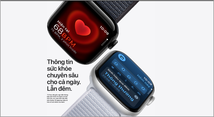 a Từ theo dõi giấc ngủ đến thông báo sức khỏe tim mạch và hơn thế nữa