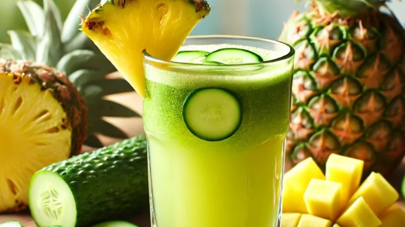 Nước detox dứa giúp giảm cân hiệu quả