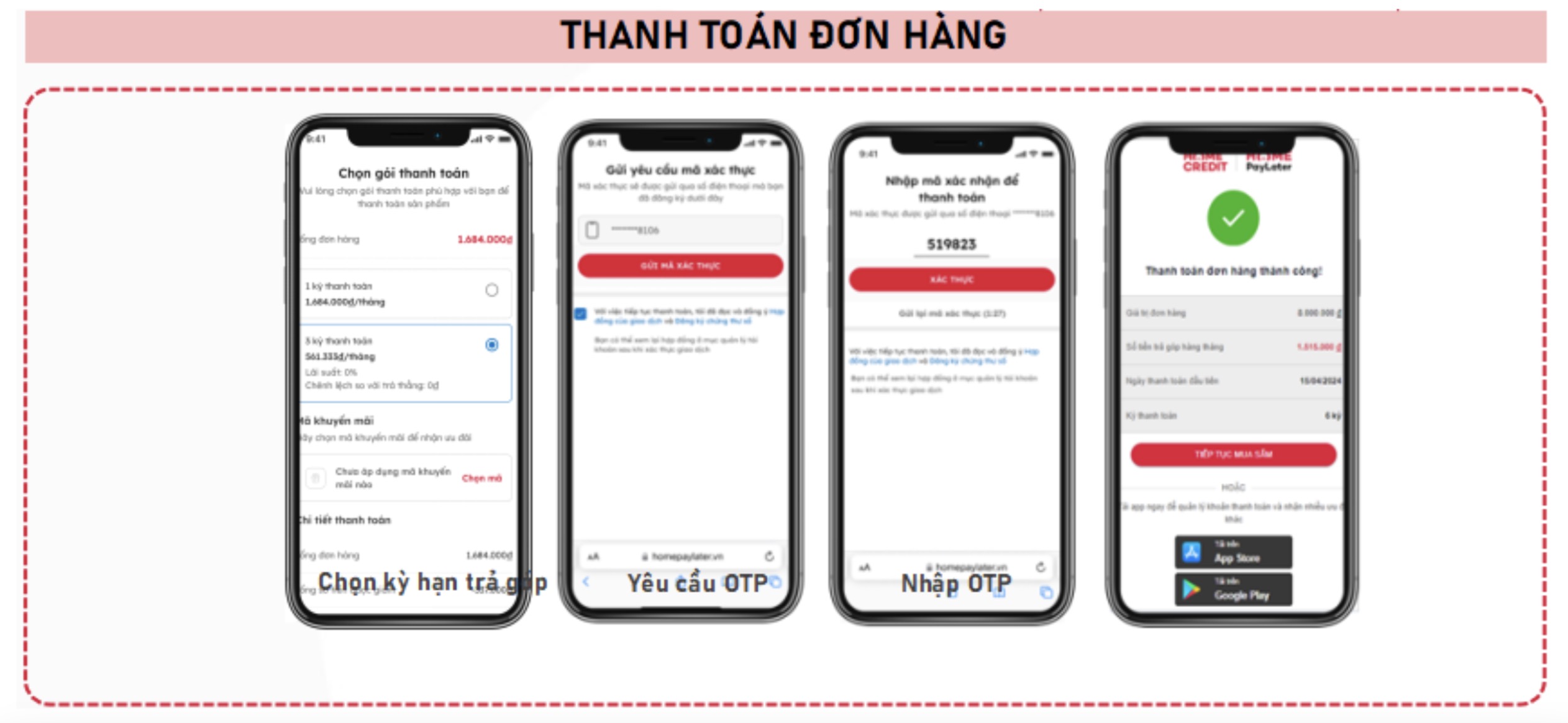 Hướng dẫn khách hàng thanh toán qua website