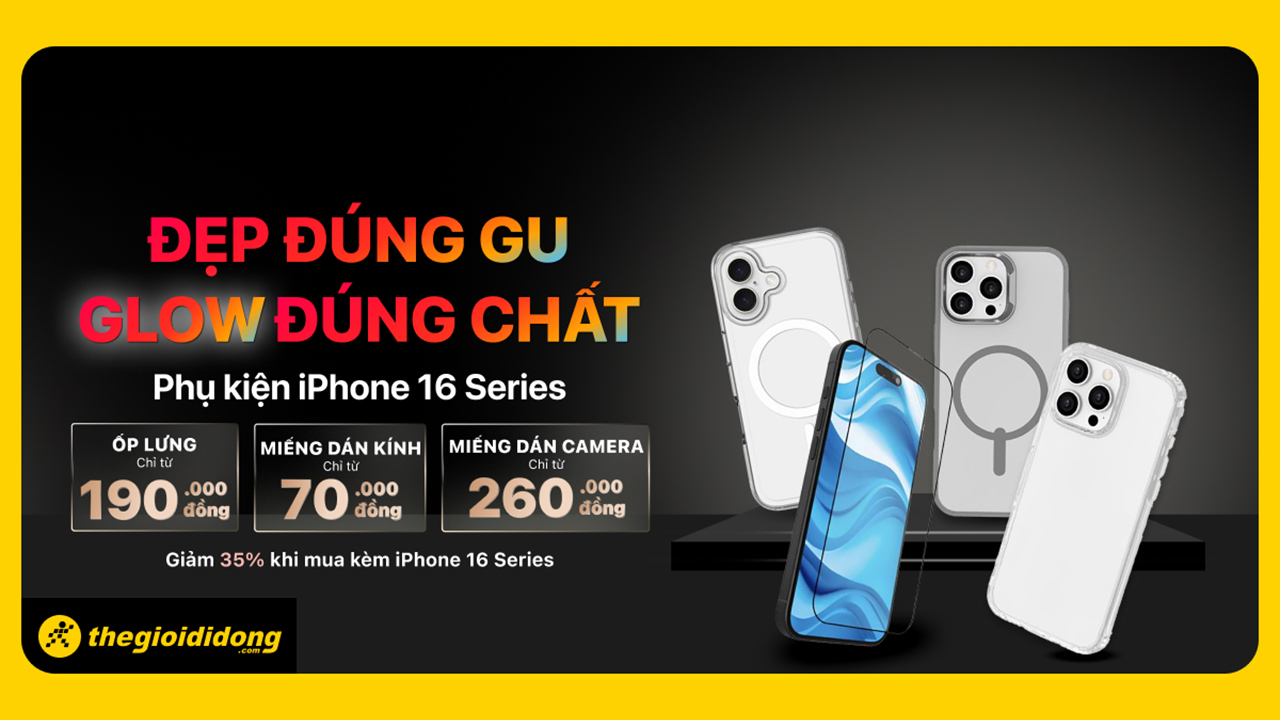 Đẹp đúng gu - Glow đúng chất với phụ kiện iPhone 16 series chỉ từ 70K