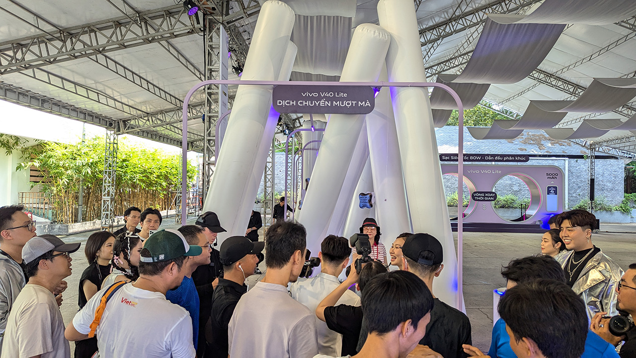 Khi đến với sự kiện trải nghiệm Vivo V40 Lite các bạn sẽ được tham gia các mini game thú vị