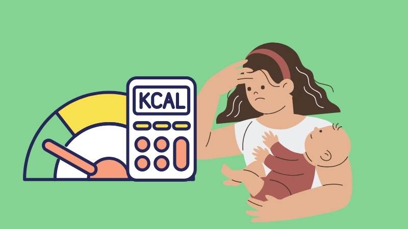 Mẹ sau sinh cần kiểm soát lượng calo nạp vào