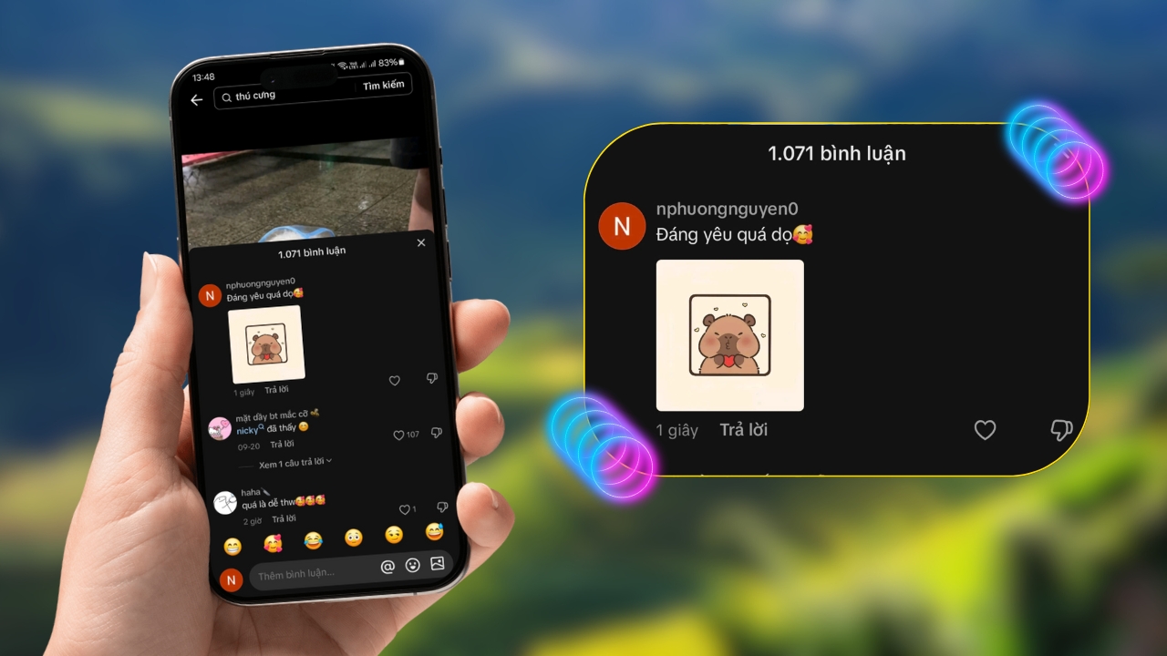 Cách bình luận bằng ảnh trên TikTok Cách bình luận bằng ảnh trên TikTok