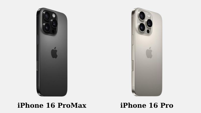 Giá thành của iPhone 16 Pro Max sẽ cao hơn iPhone 16 Pro khoảng 3 triệu đồng đối với 2 phiên bản tương ứng