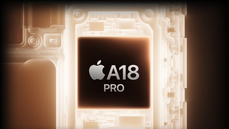 Chip xử lý A18 Pro mang đến hiệu năng vượt trội, trải nghiệm mượt mà