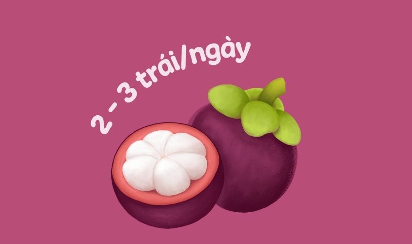 hình ảnh về lượng ăn măng cụt 1 ngày dành cho bà bầu 2 - 3 trái/ngày