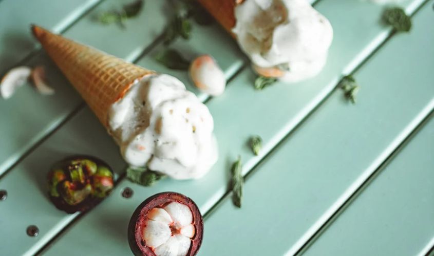 Hình ảnh kem măng cụt