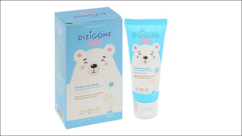 Kem Digizone Baby giúp làm dịu vết mẩn ngứa, hăm da cho bé