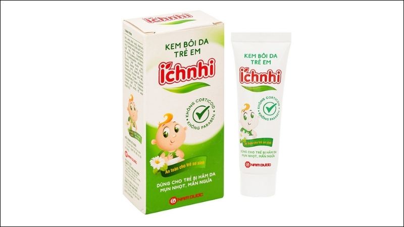 Kem bôi da trẻ em Ích Nhi dịu vết ngứa, hăm tã, côn trùng đốt