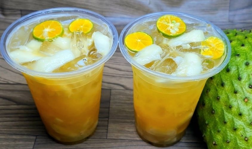 Hình ảnh thể hiện trà mãng cầu