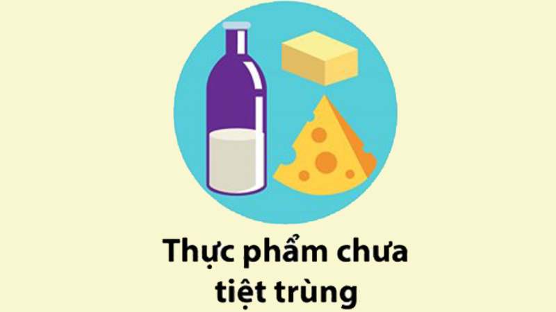 Thực phẩm chưa tiệt trùng có thể là mầm mống gây ra ngộ độc thực phẩm Thực phẩm chưa tiệt trùng có thể là mầm mống gây ra ngộ độc thực phẩm
