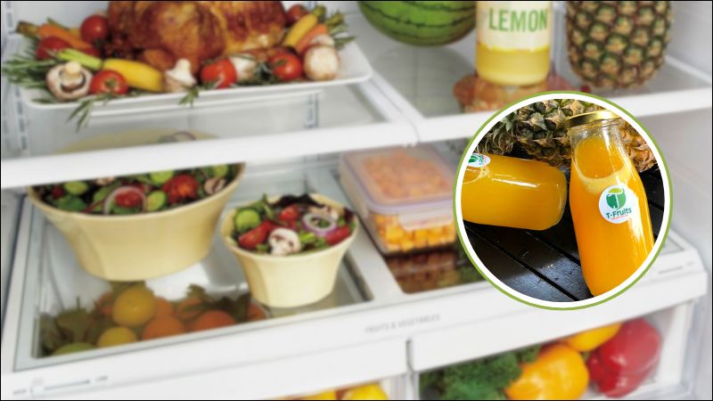 Bạn có thể bảo quản nước ép dứa lâu hơn bằng tủ lạnh