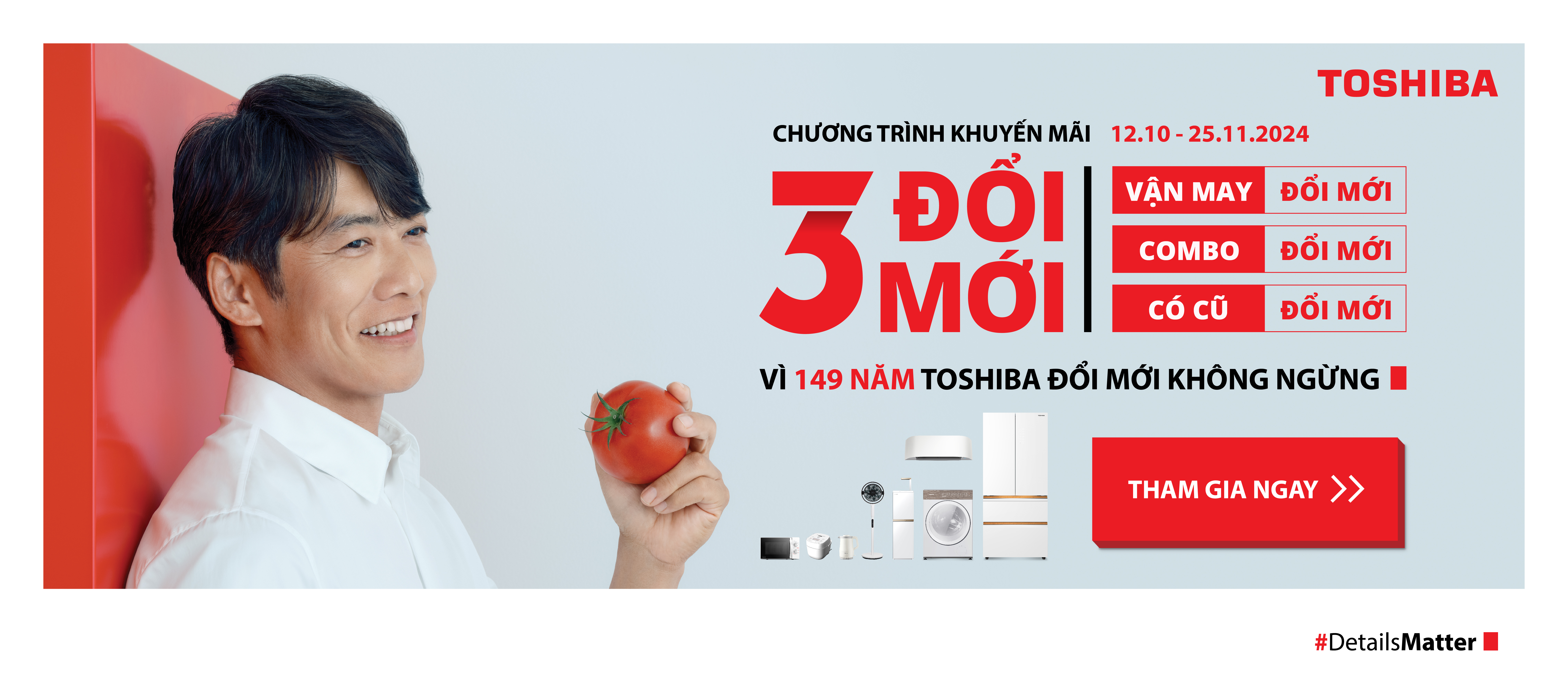 Chào Mừng 149 Năm Toshiba: Tưng Bừng Ưu Đãi 3 Đổi Mới