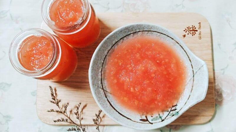 Sốt táo không đường là một món ăn nhẹ dễ tiêu hóa và giúp giảm buồn nôn