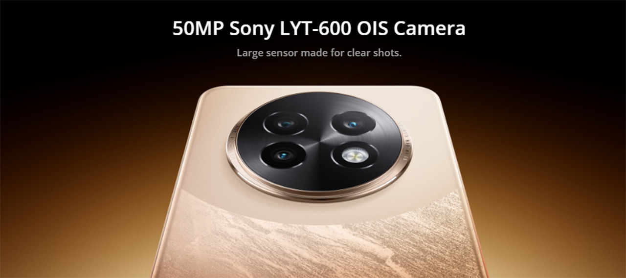 realme 13 Plus 5G được trang bị camera chính Sony LYT-600 50 MP