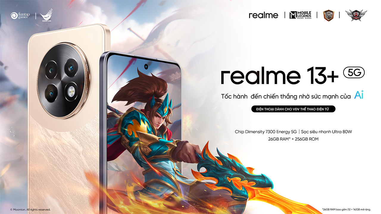 realme 13 Plus 5G chính thức gia nhập cuộc đua vào nửa cuối năm 2024 