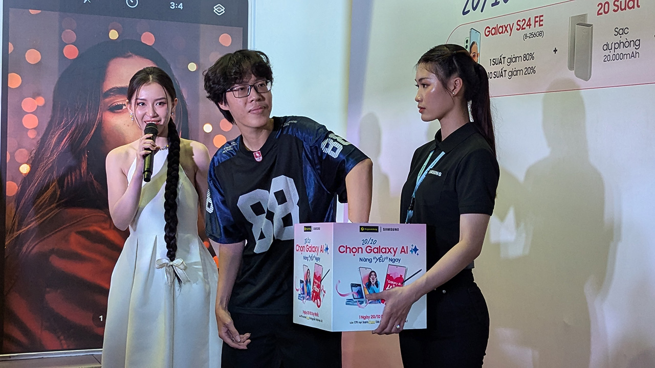 Mini game luckydraw chính thức diễn ra với không khí cực kỳ sôi động