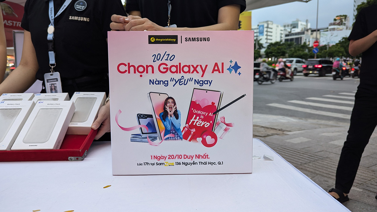 Sự kiện trải nghiệm Thế Giới Di Động x Samsung được rất nhiều khách hàng mong đợi