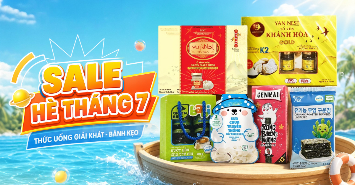 Thực phẩm chức năng, thức uống giải khát giảm sốc