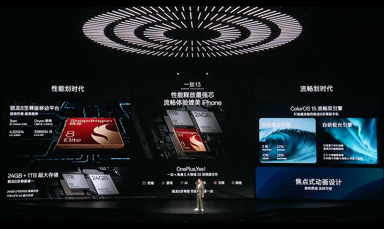 Cung cấp sức mạnh cho OnePlus 13 là bộ vi xử lý Snapdragon 8 Elite