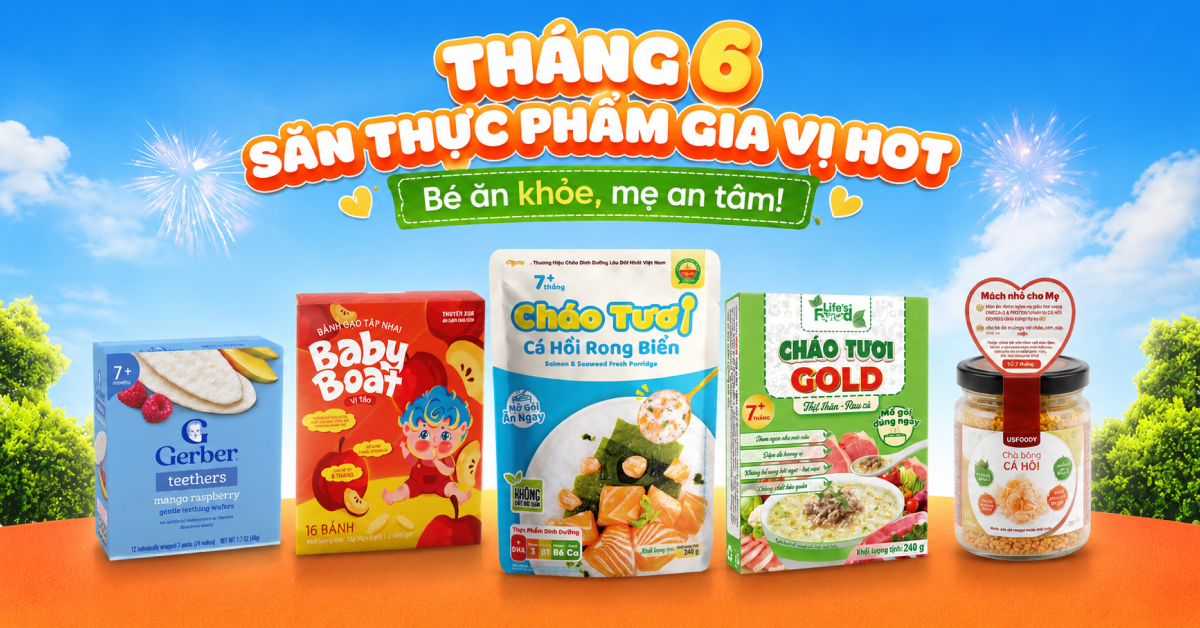 Thực phẩm gia vị giảm sốc tháng 6 tại AVKids Thực phẩm gia vị giảm sốc tháng 6 tại AVKids