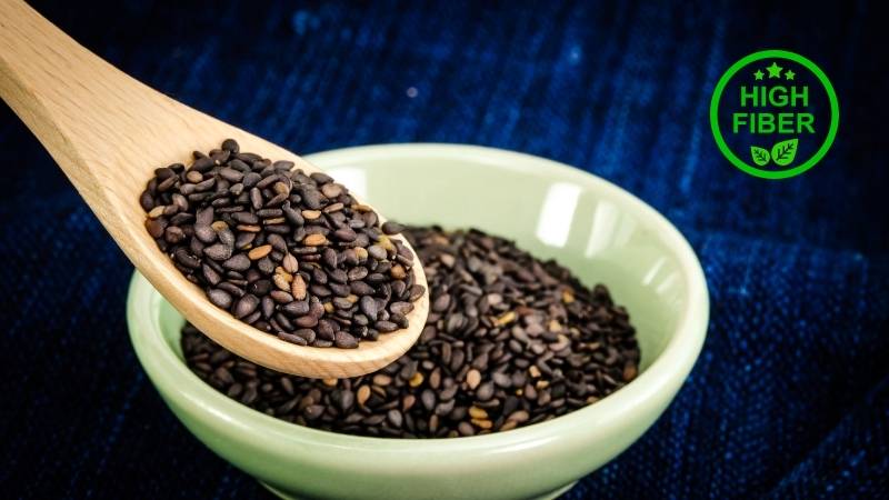 Mè đen giúp bổ sung đáng kể lượng chất xơ cần thiết