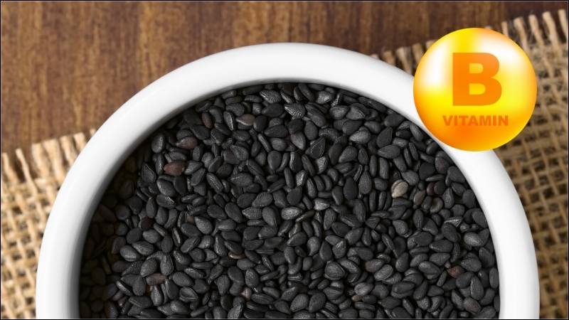 Hạt mè đen là nguồn dinh dưỡng giàu vitamin B