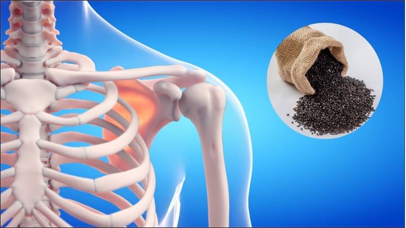 Hạt mè đen chứa nhiều dưỡng chất tốt cho xương