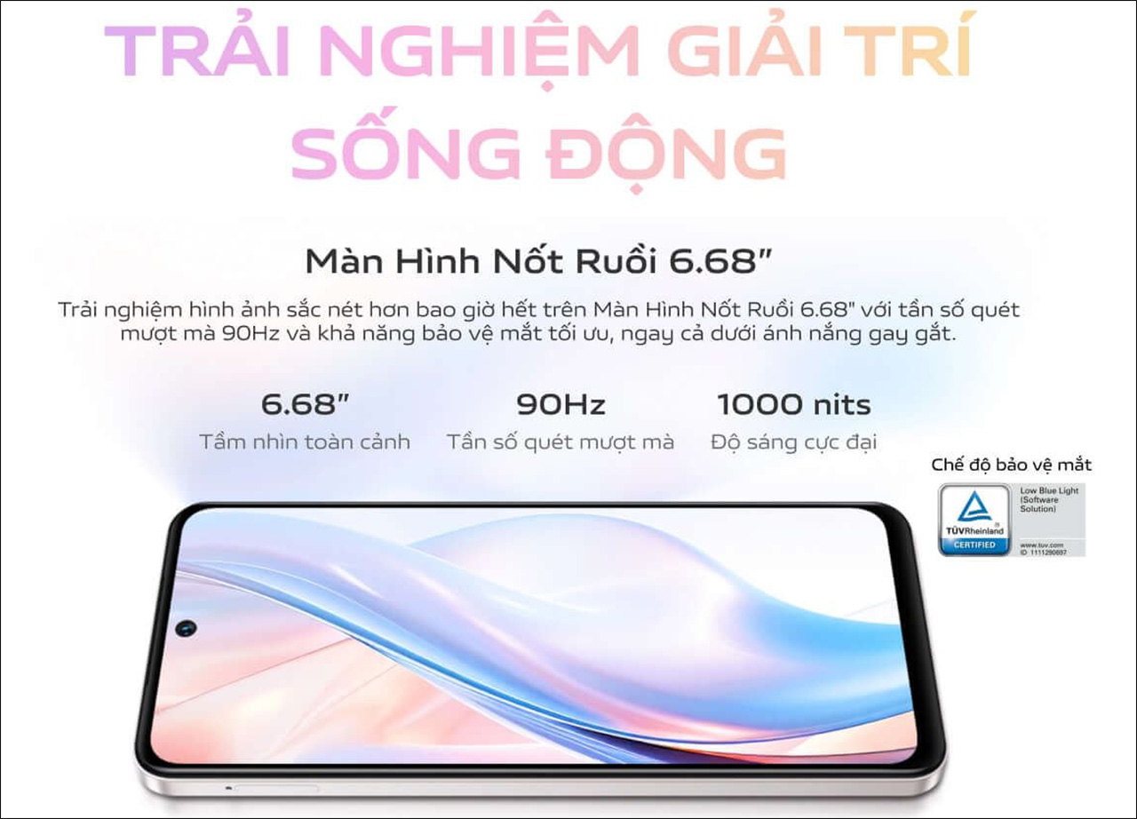 Thông số màn hình Vivo Y19s Thông số màn hình Vivo Y19s