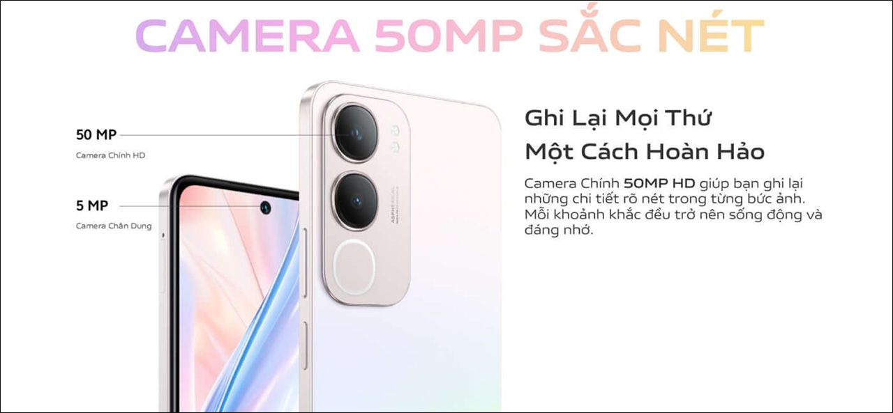 Thông số camera trên Vivo Y19s Thông số camera trên Vivo Y19s