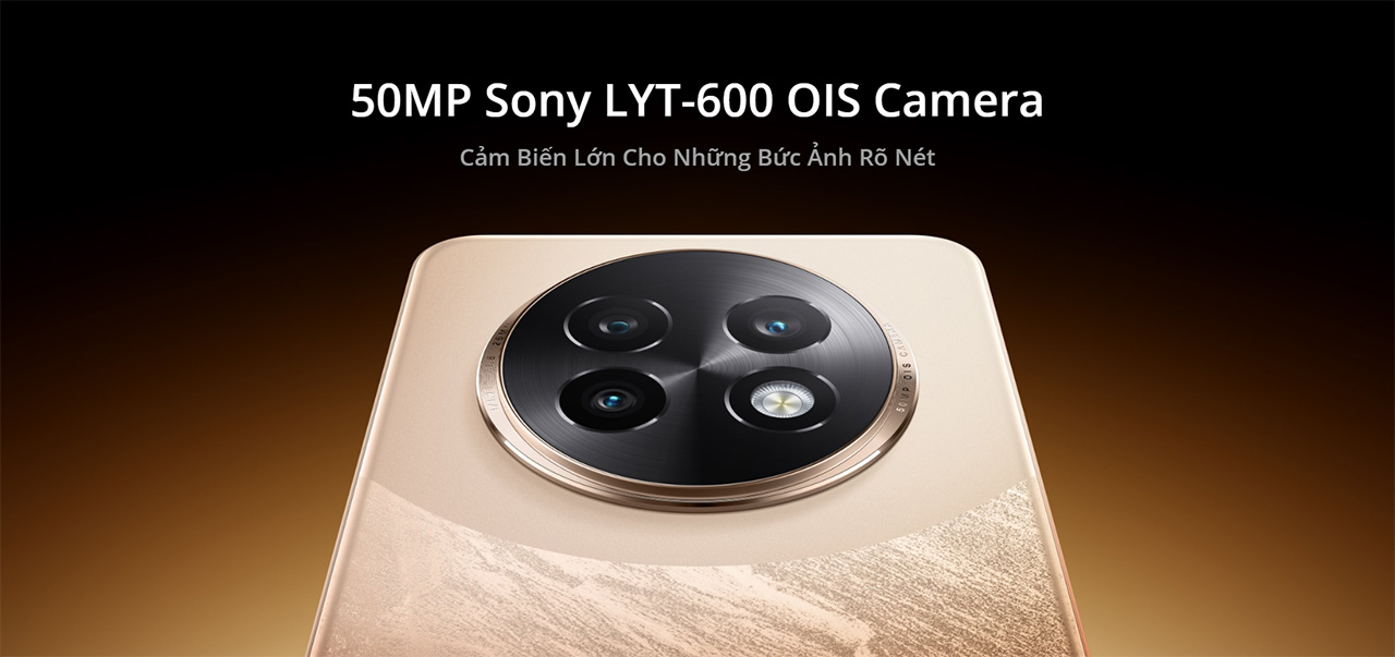 Camera 50 MP được trang bị trên realme 13 Plus 5G