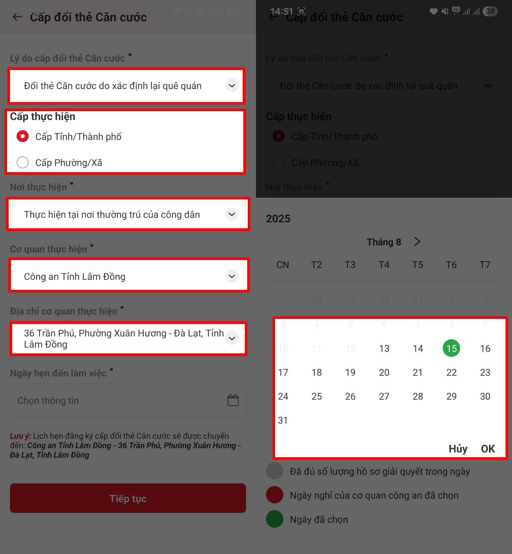 Cách đăng ký đổi thẻ Căn cước online trên VNeID