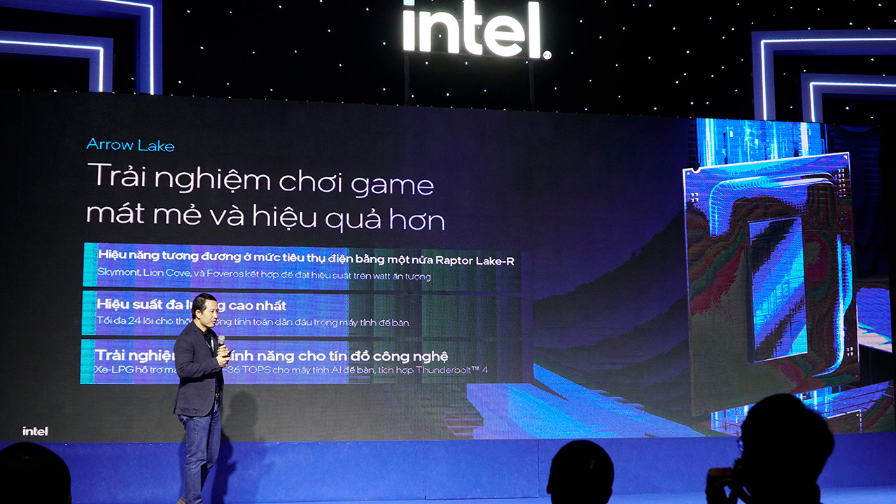 Intel Core Ultra (Series 2) mang lại trải nghiệm chơi game mát mẻ và hiệu quả hơn Intel Core Ultra (Series 2) mang lại trải nghiệm chơi game mát mẻ và hiệu quả hơn