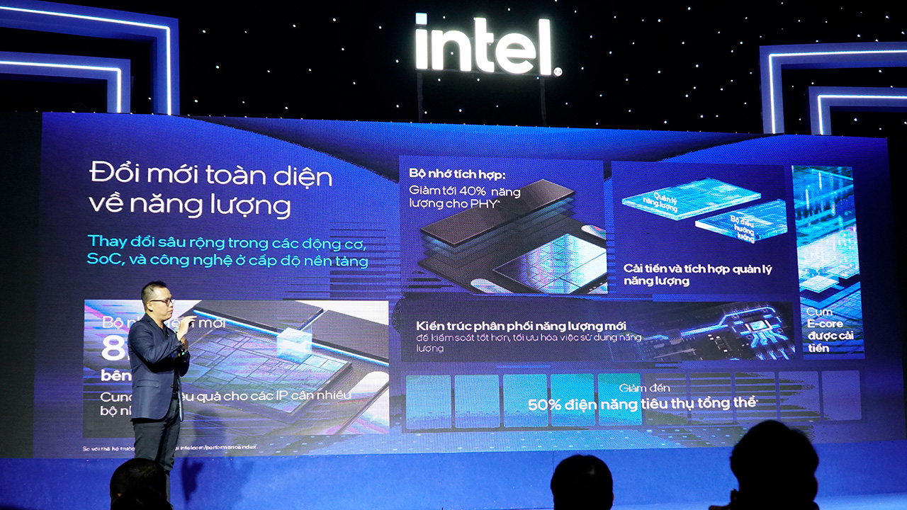 Khả năng tiết kiệm năng lượng và hiệu năng vượt trội trên Intel Core Ultra Series 2 Khả năng tiết kiệm năng lượng và hiệu năng vượt trội trên Intel Core Ultra Series 2