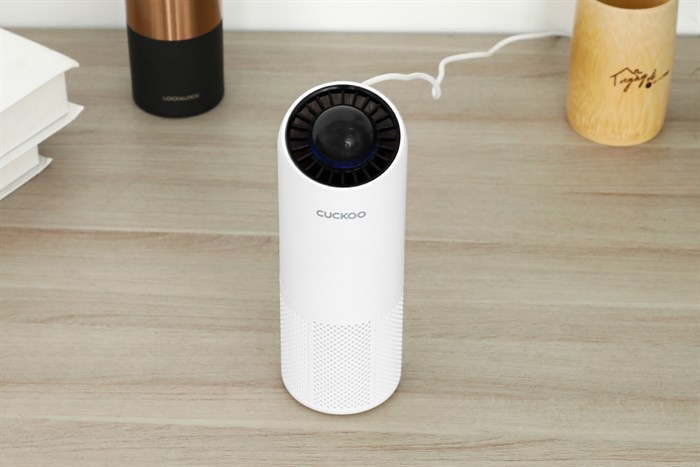 Máy lọc không khí Cuckoo CAC-AG0110FW/WHCKV thiết kế nhỏ gọn, lọc sạch không khí hiệu quả