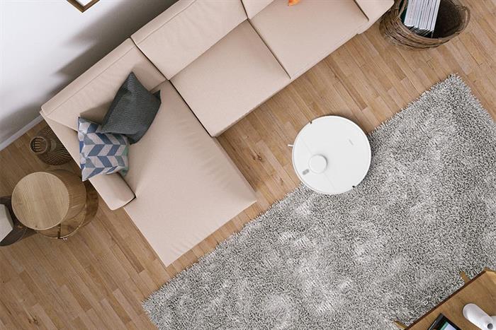 Robot hút bụi lau nhà Xiaomi S40C với hệ thống điều hướng LDS và lực hút 5000 Pa