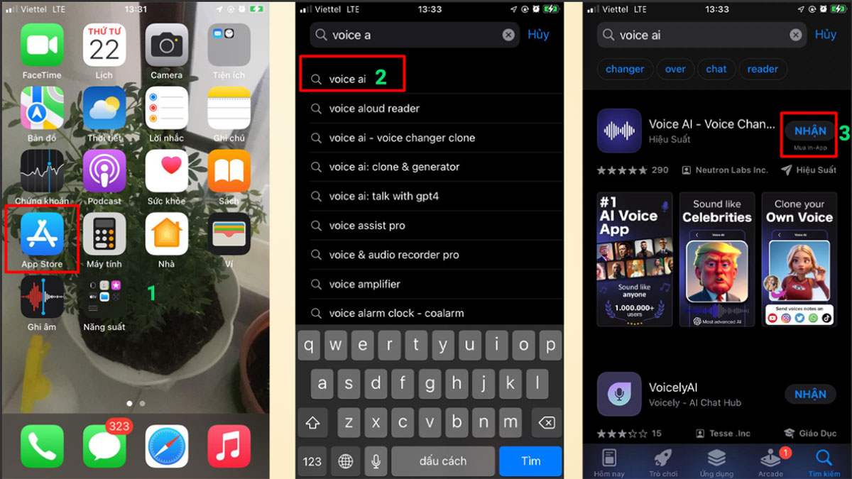 Cách tải và sử dụng Voice AI trên iPhone