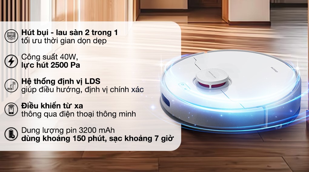 Robot hút bụi lau nhà Dreame F9 Pro đang kinh doanh tại Điện máy XANH với mức giá 4.836.000 đồng (cập nhật tháng 07/2025)