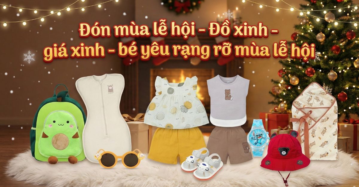 Đồ xinh cho bé yêu mùa lễ hội giảm đến 50%