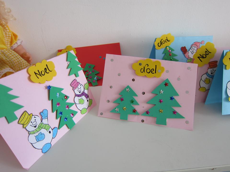 Mẫu vẽ trang trí thiệp noel đơn giản