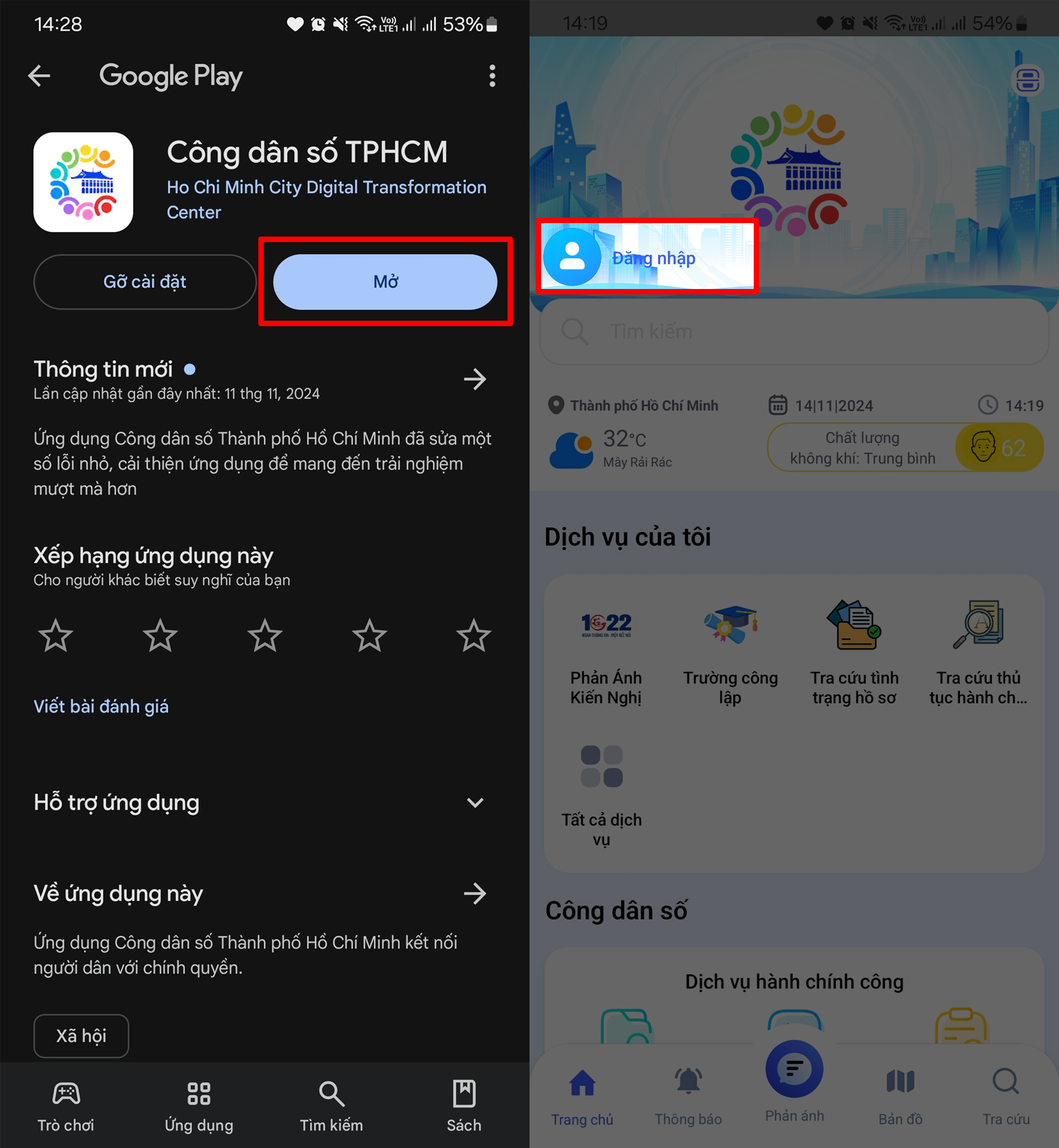 Cách đăng ký tài khoản Công dân số TP. HCM
