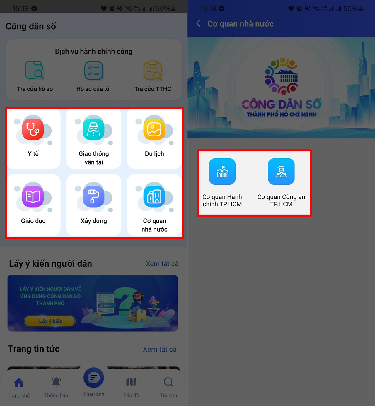 Cách sử dụng ứng dụng Công dân số TP. HCM