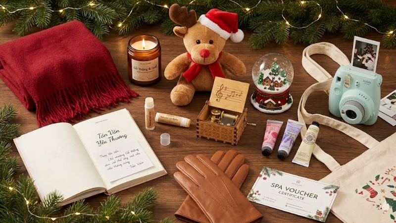 Qu&agrave; Gi&aacute;ng sinh cho vợ/bạn g&aacute;i/ph&aacute;i nữ