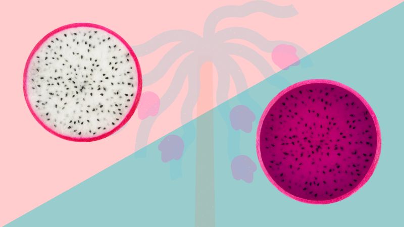 Ở nước ta thường gặp hai loại phổ biến: thanh long ruột trắng, thanh long ruột đỏ