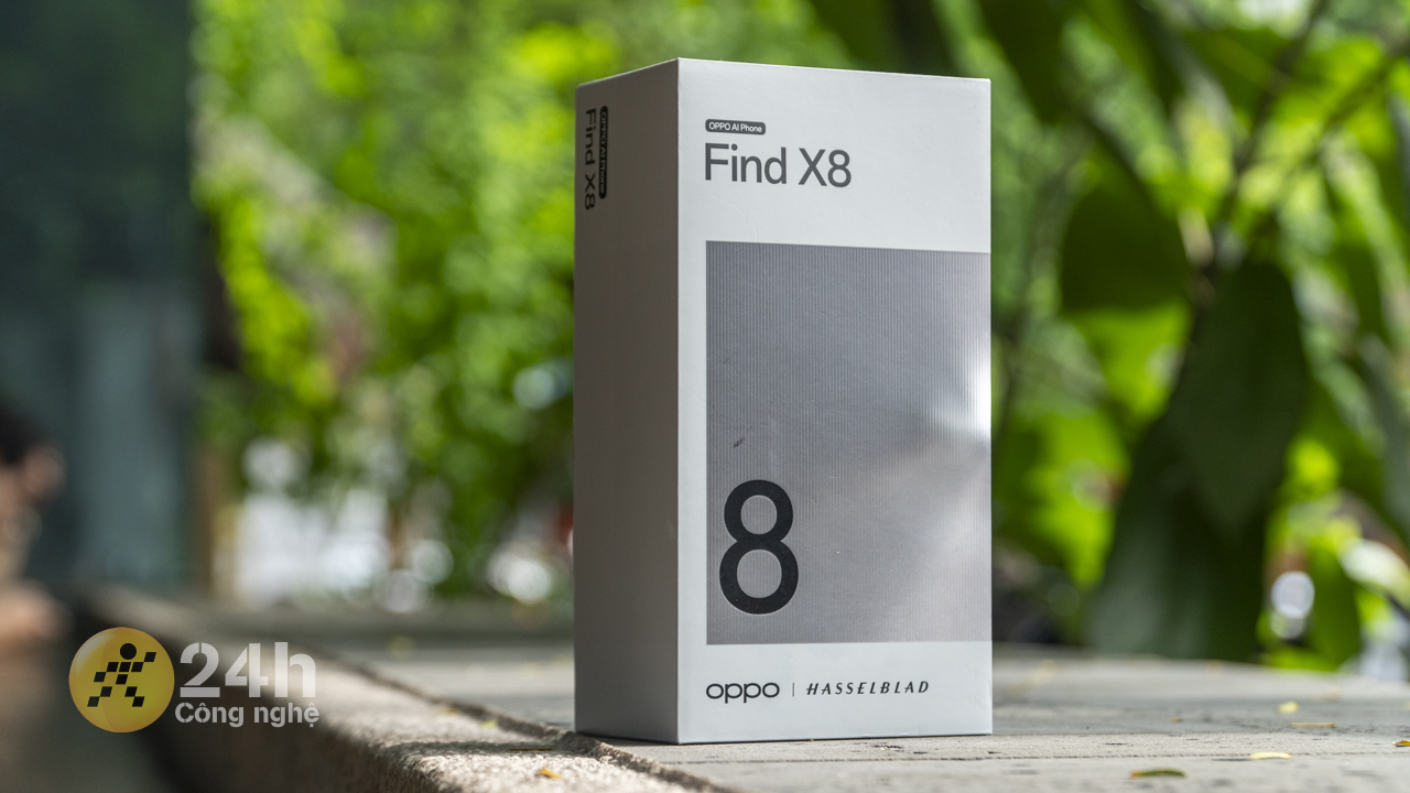 Hộp đựng OPPO Find X8 được thiết kế với kiểu dáng, ngoại hình quen thuộc. Hộp đựng OPPO Find X8 được thiết kế với kiểu dáng, ngoại hình quen thuộc.
