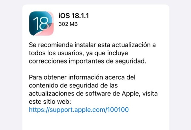 iOS 18.1.1 được phát hành để giải quyết những vấn đề mà người dùng iOS 18 đang gặp phải