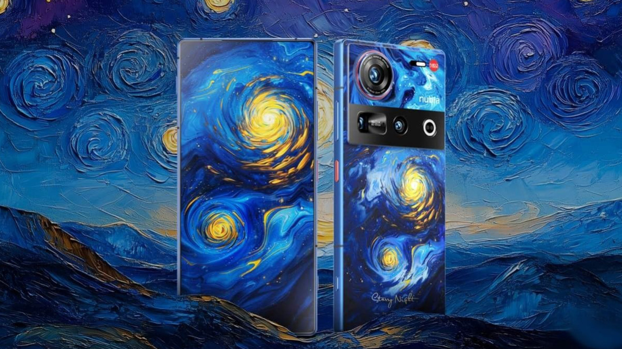 Tùy chọn màu Starry Sky Collector's Edition trên Nubia Z70 Ultra